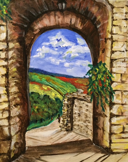 Doorway to Monteriggioni - ORIGINAL